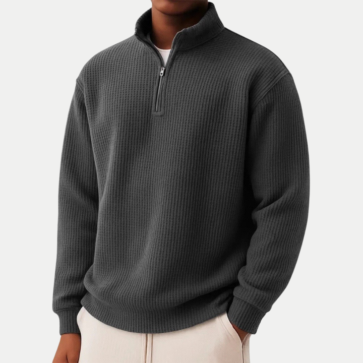 Joey | Casual Half Zip Sweater