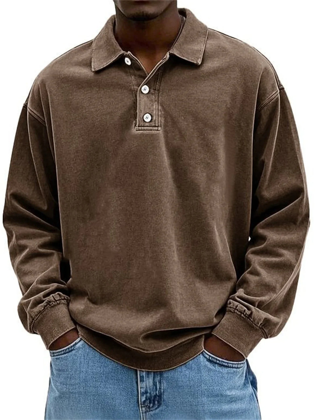 Wesley | Casual Polo Sweatshirt