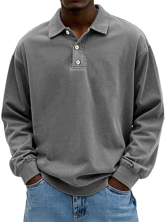 Wesley | Casual Polo Sweatshirt