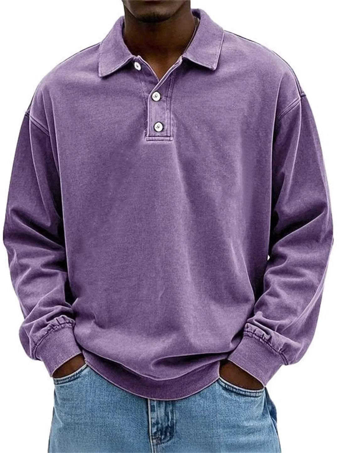 Wesley | Casual Polo Sweatshirt